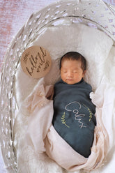 Hello World Baby Name and Announcement Disc | The Nest Attachment Parenting Hub